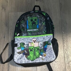 Kids Backpack - Green and Black